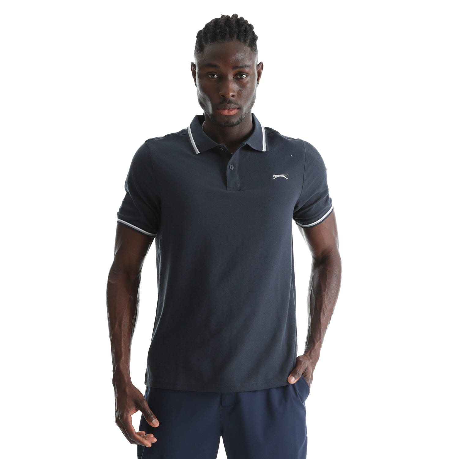Slazenger Men's Golf Tipped Polo