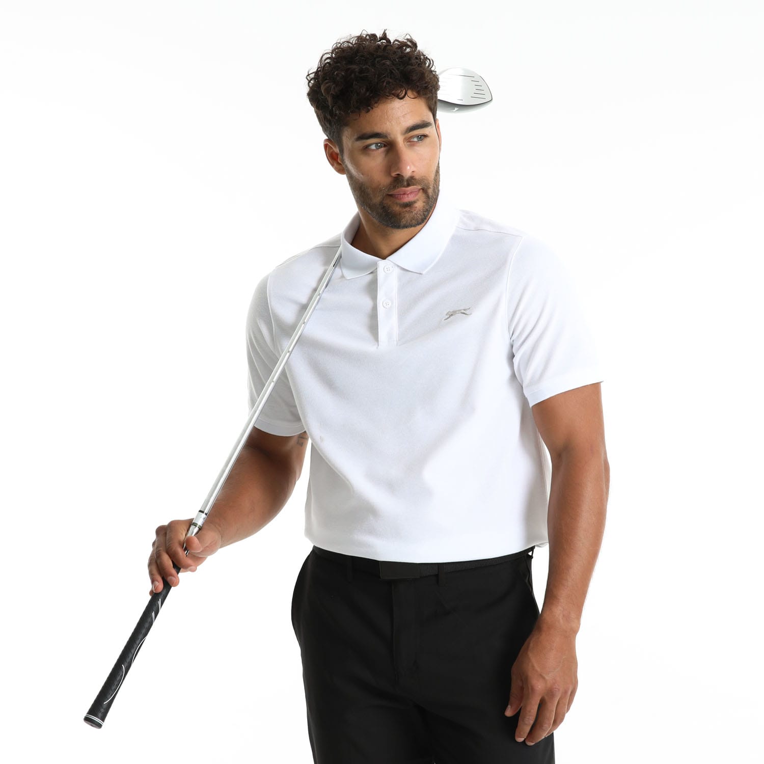 Slazenger Men's Golf Plain Polo