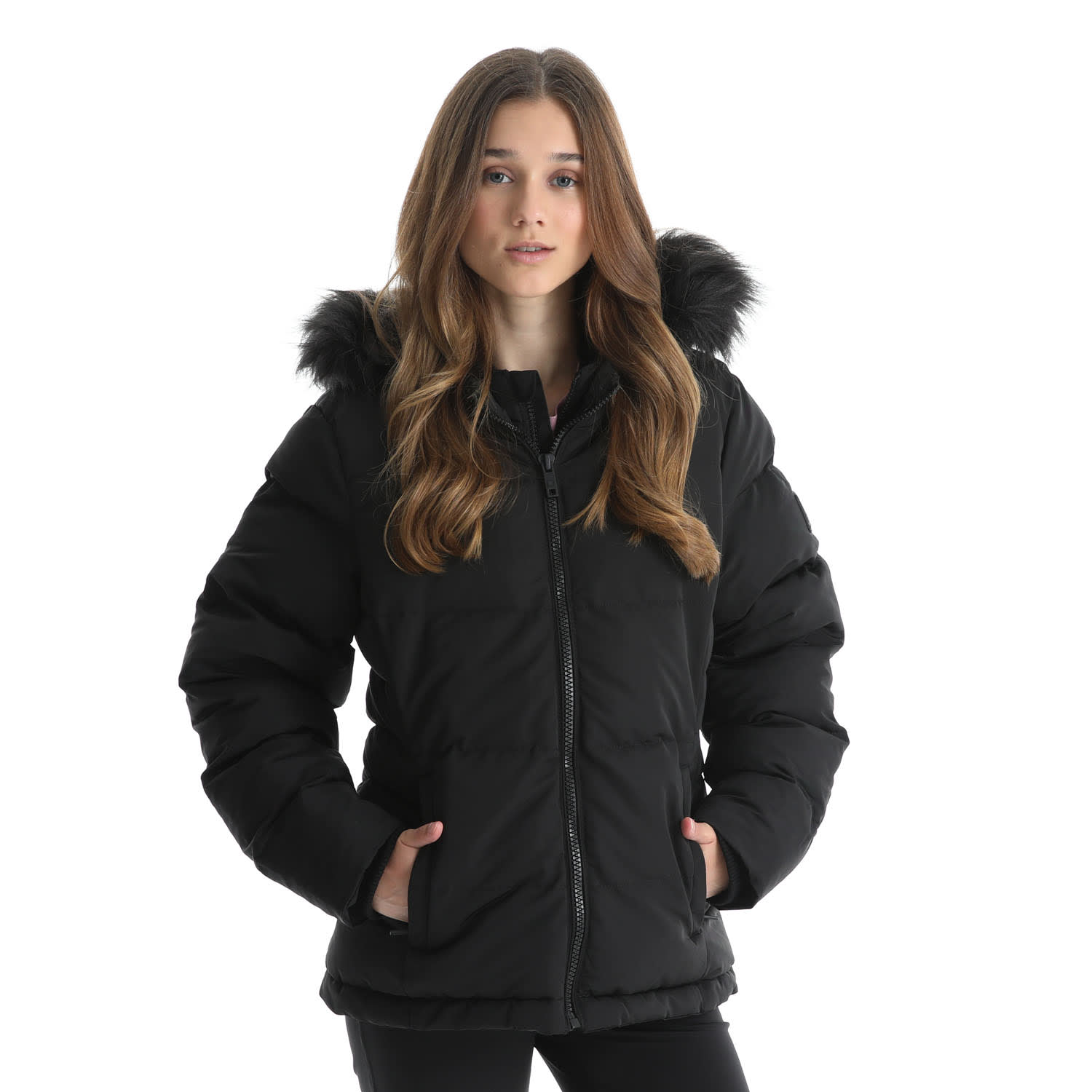 SoulCal Women's 2-Zip Bubble Jacket