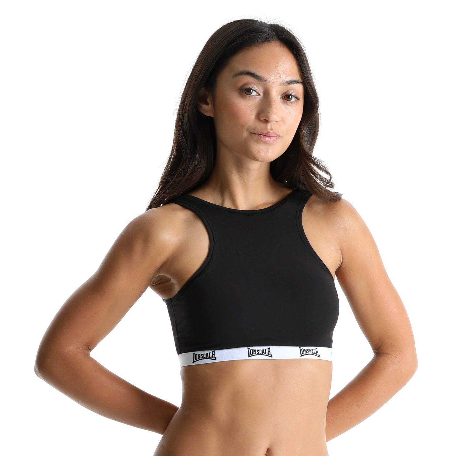 Lonsdale Women's Crop Top Sports Bra