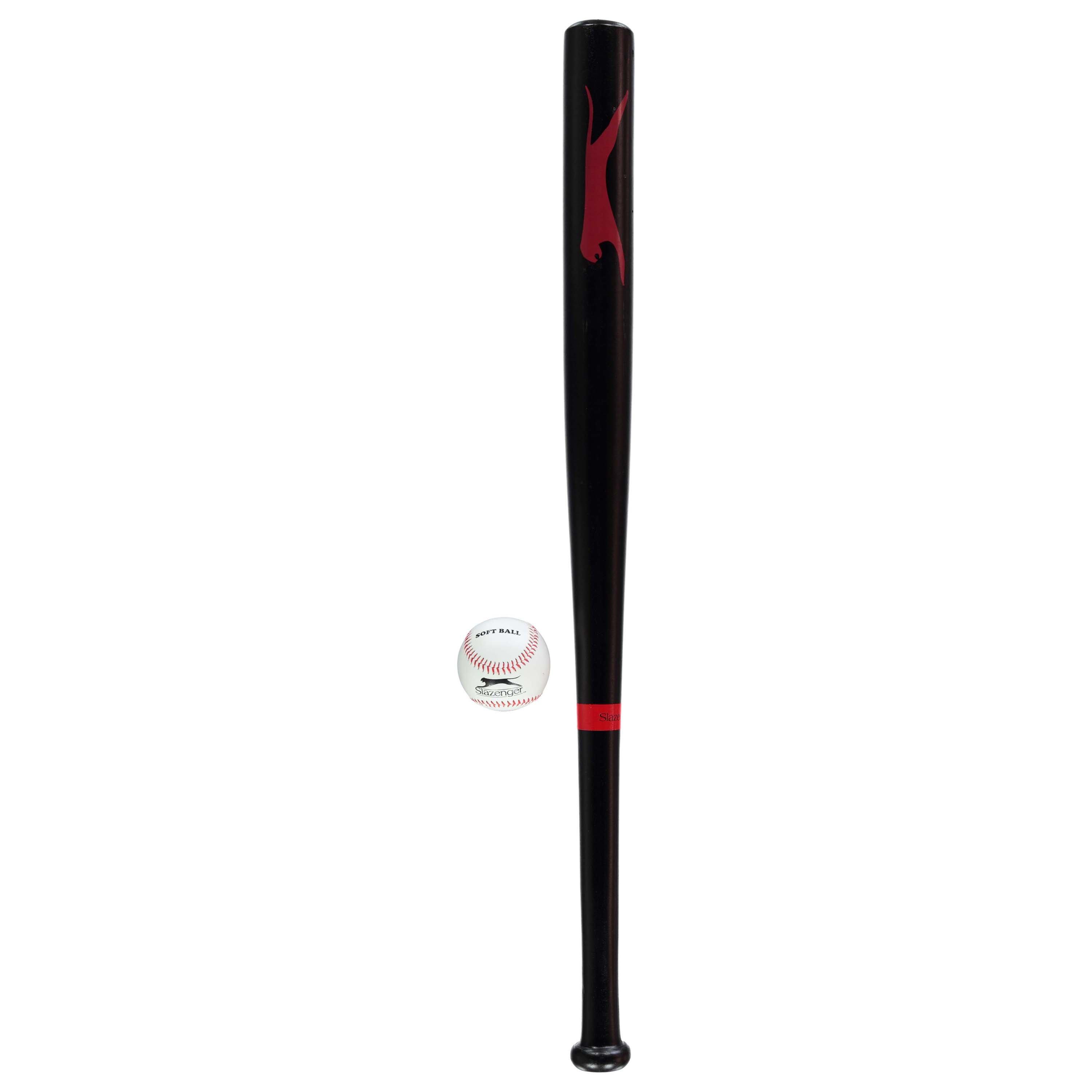 Slazenger Senior Wooden Baseball Set