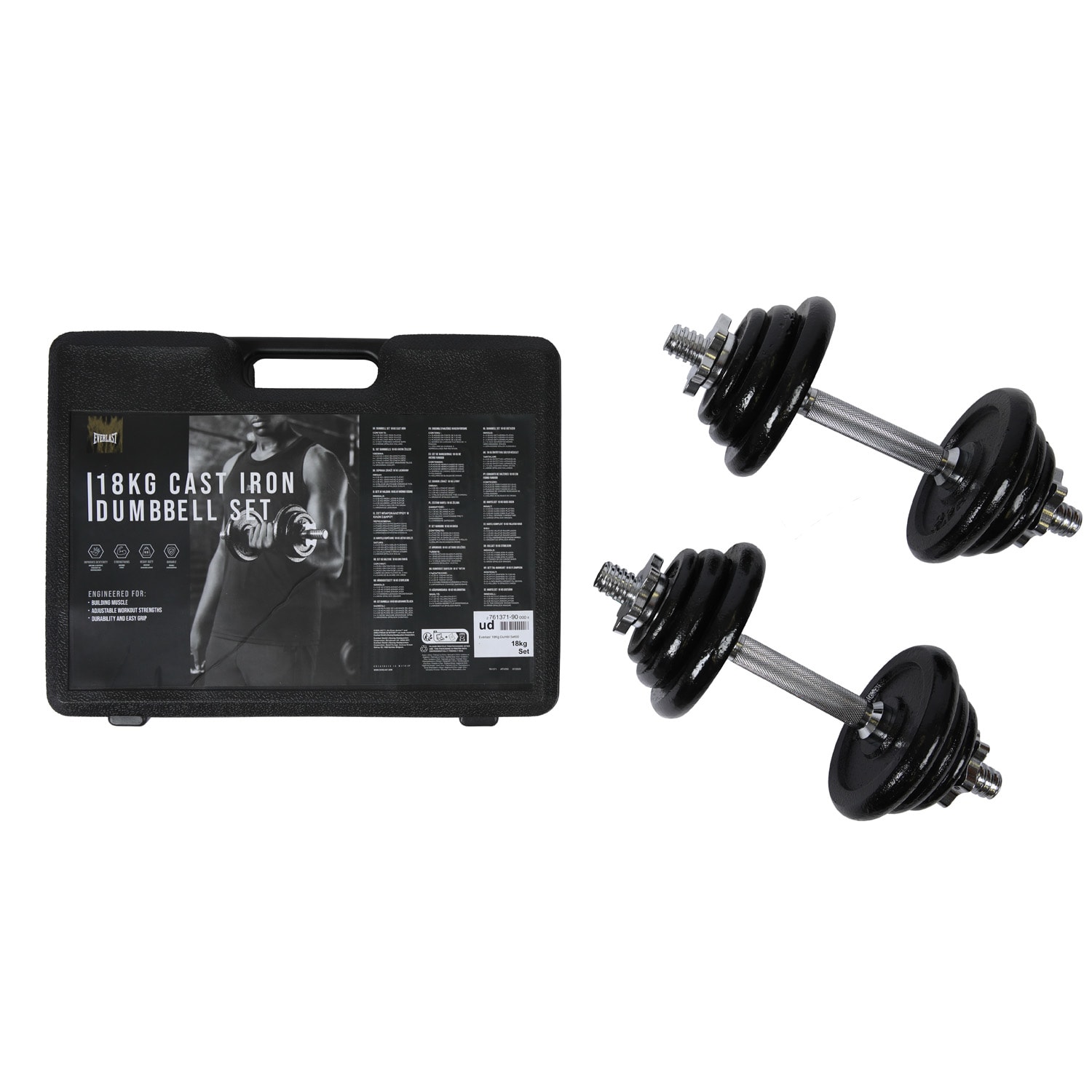 Everlast 18kg Dumbbell Set