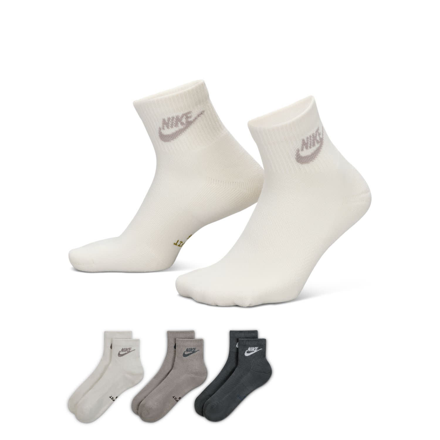 Nike Everyday Ankle 3 Pack Socks