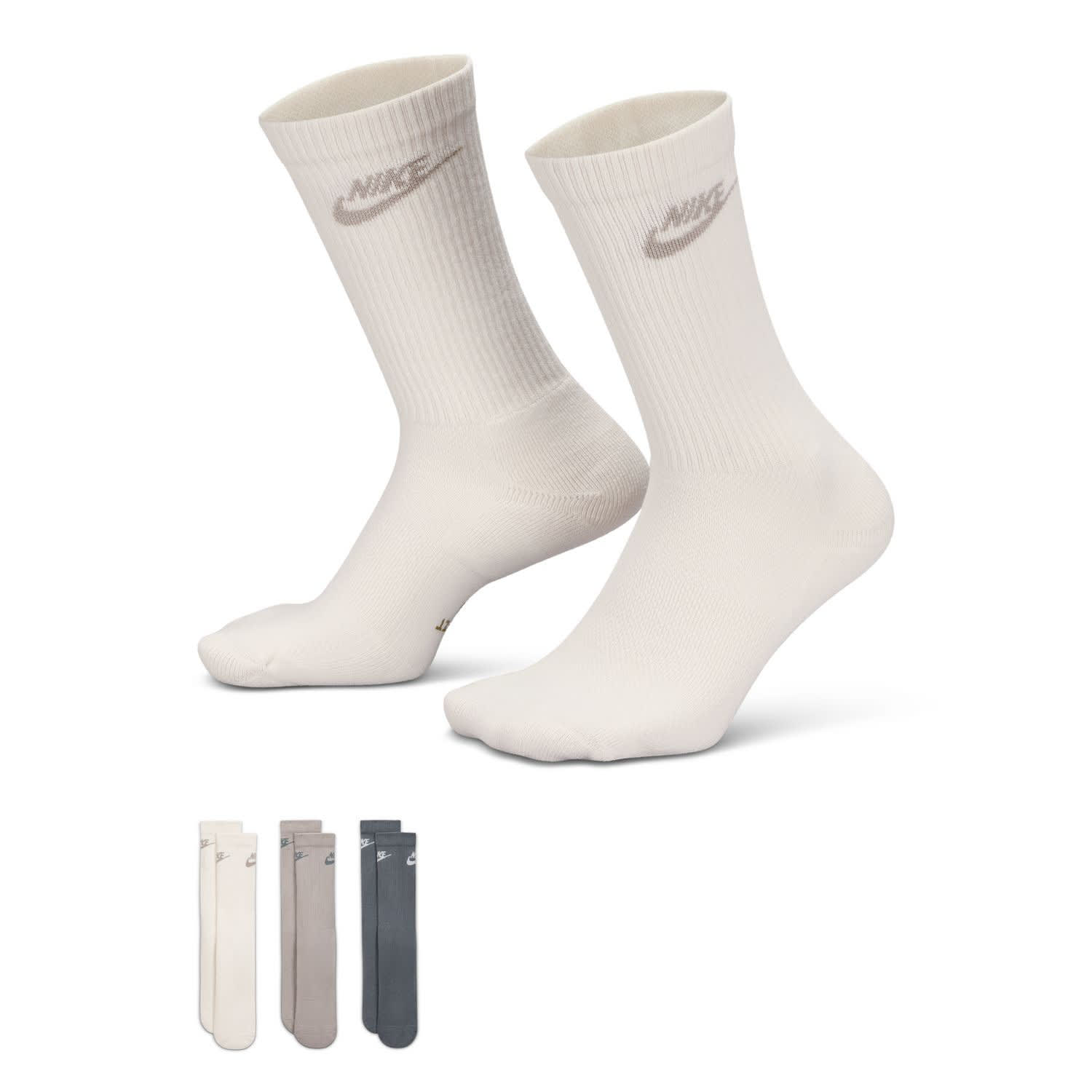 Nike Everyday Crew 3 Pack Socks