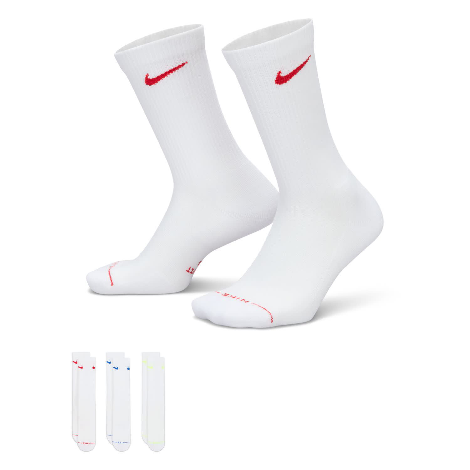Nike Everyday Crew 3 Pack Socks