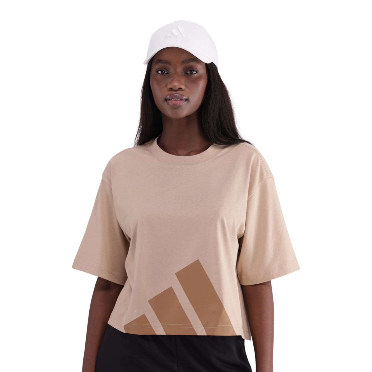 adidas Women's Big Logo Boy Friend Tee