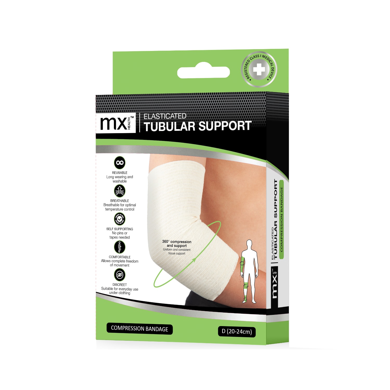 MX Tubular Support Compression Bandage - Type D