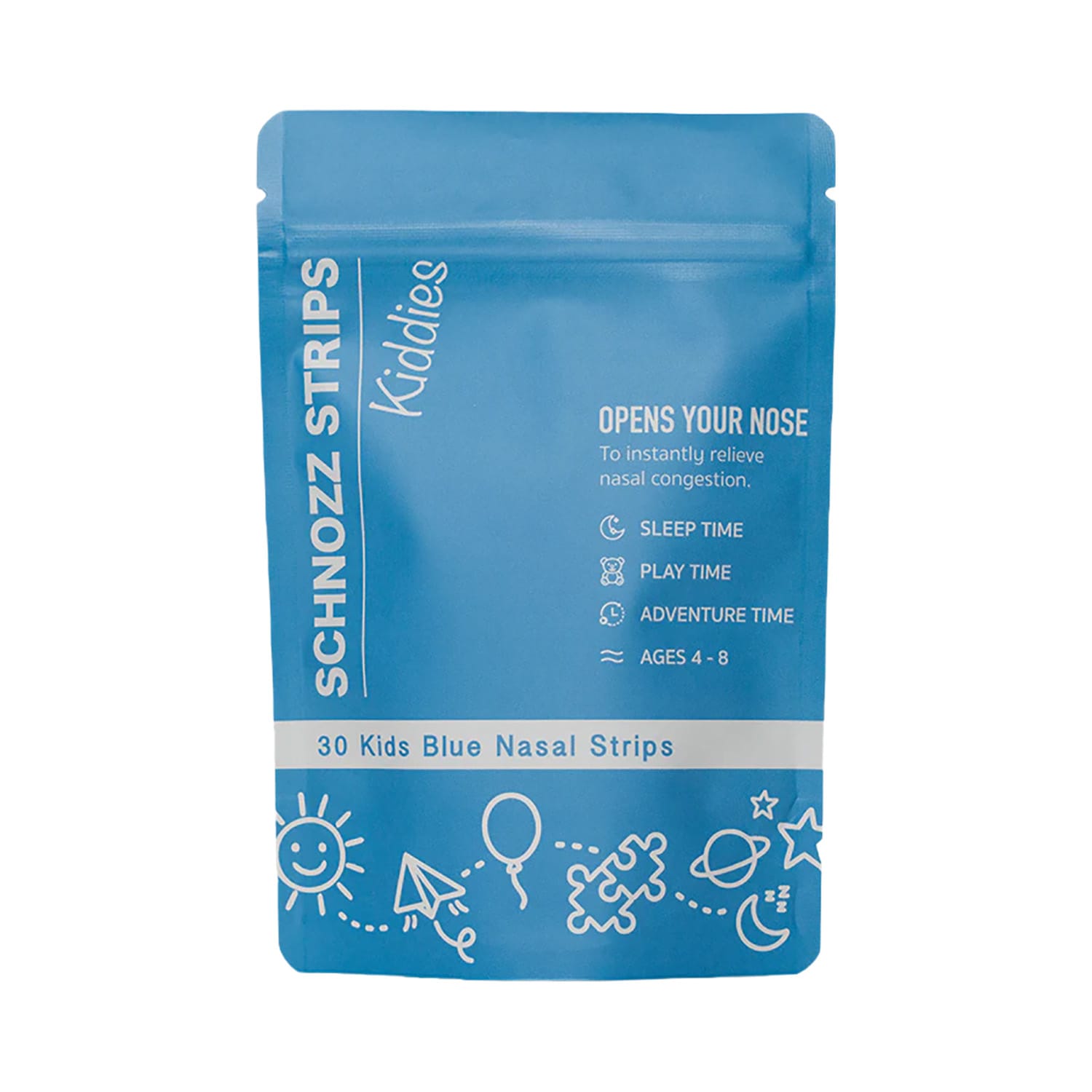 Schnozz Kiddies Strips - Blue Nasal Strips