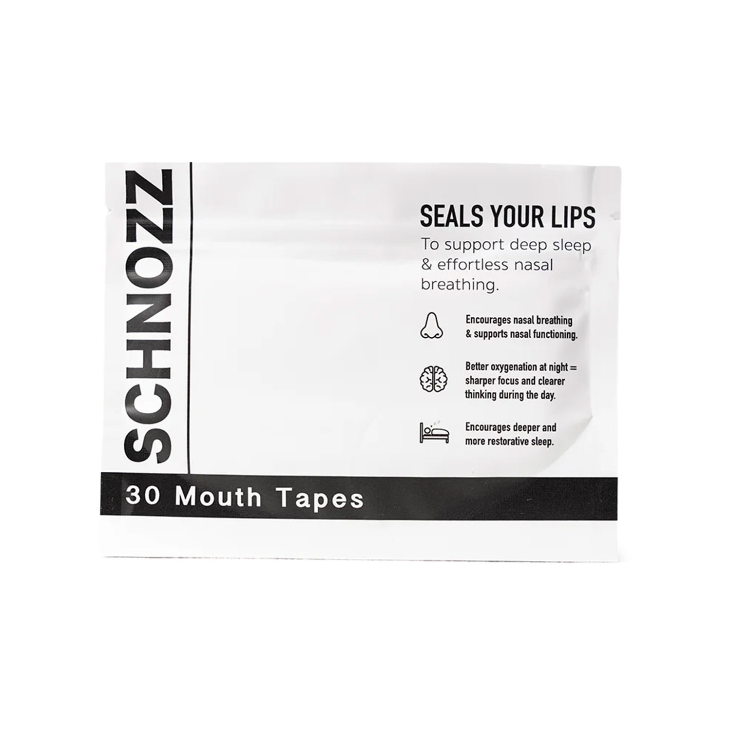 Schnozz Mouth Tape - Black