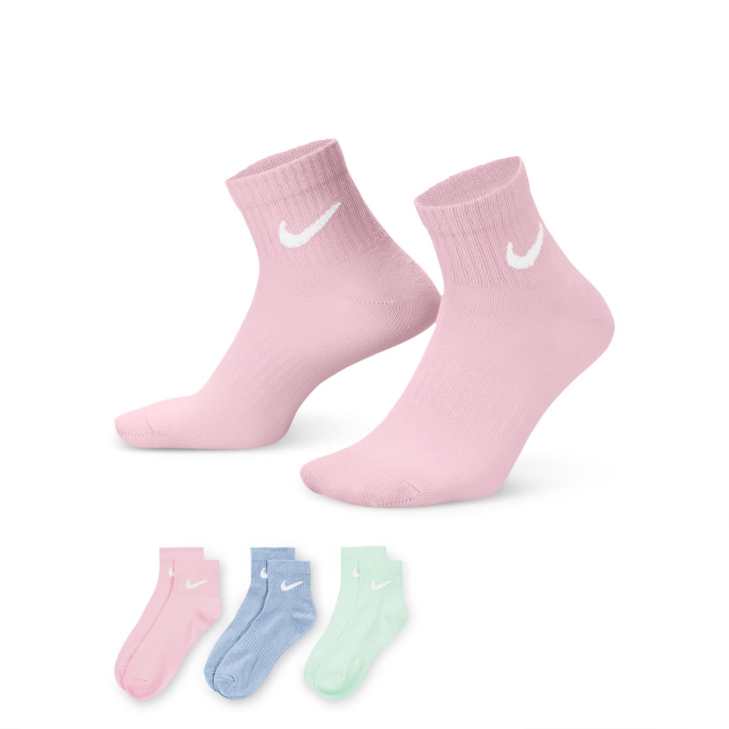 Nike Everyday Lightweight Ankle 3 Pack Socks