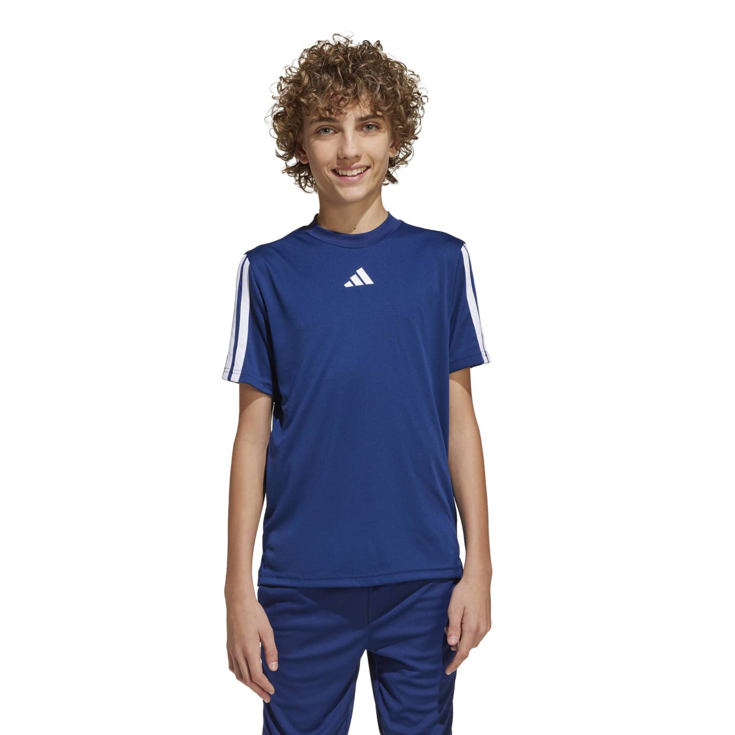 adidas Boys Training Essential 3Stripe Tee