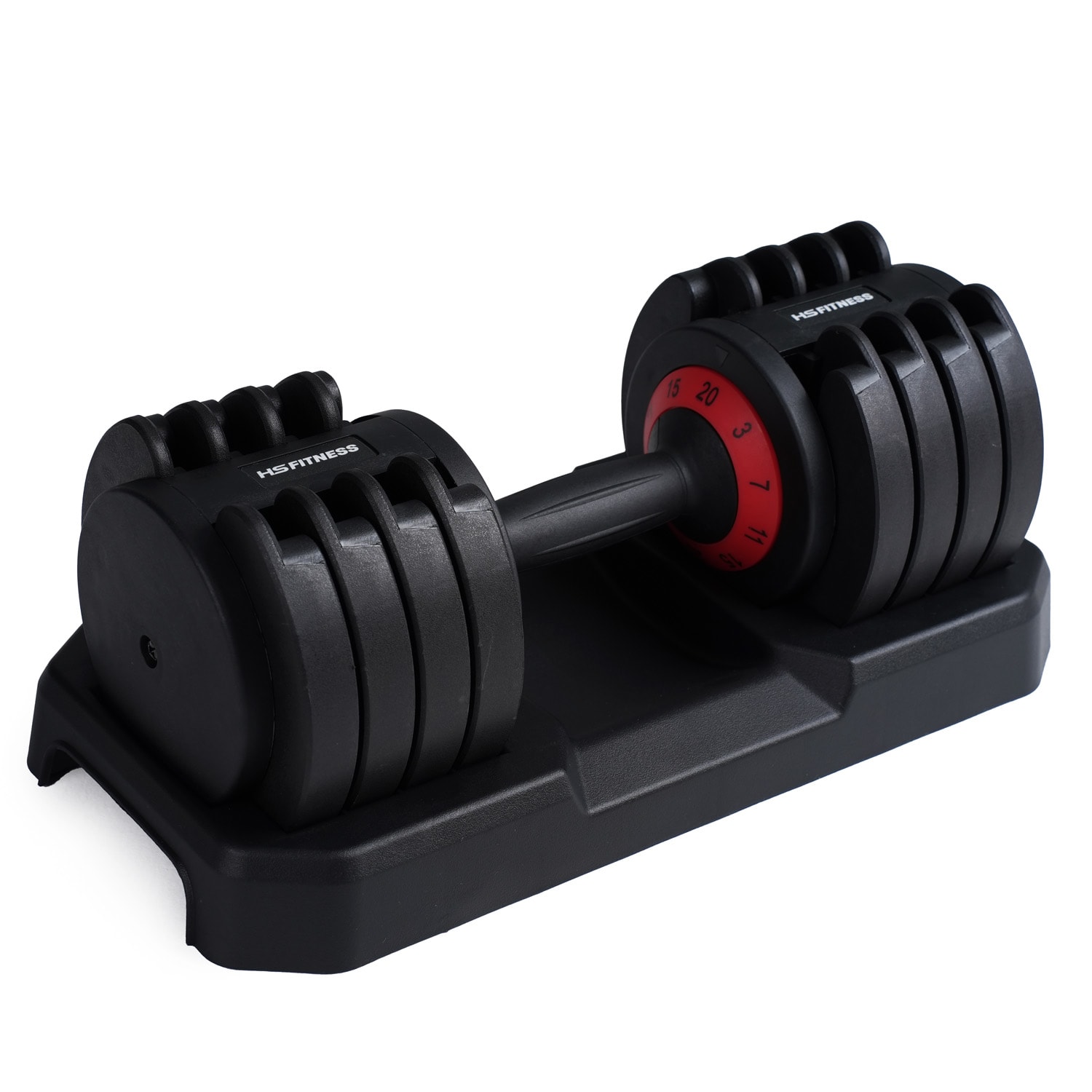 HS Fitness 20kg Adjustable Dumbbell