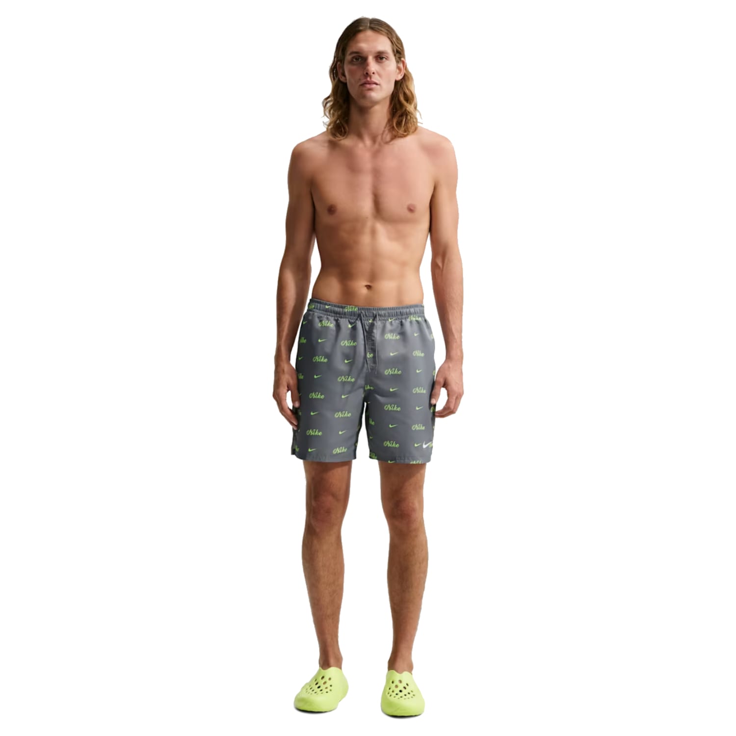 Nike Men's Breaker Cursive Print 7'' Water Shorts