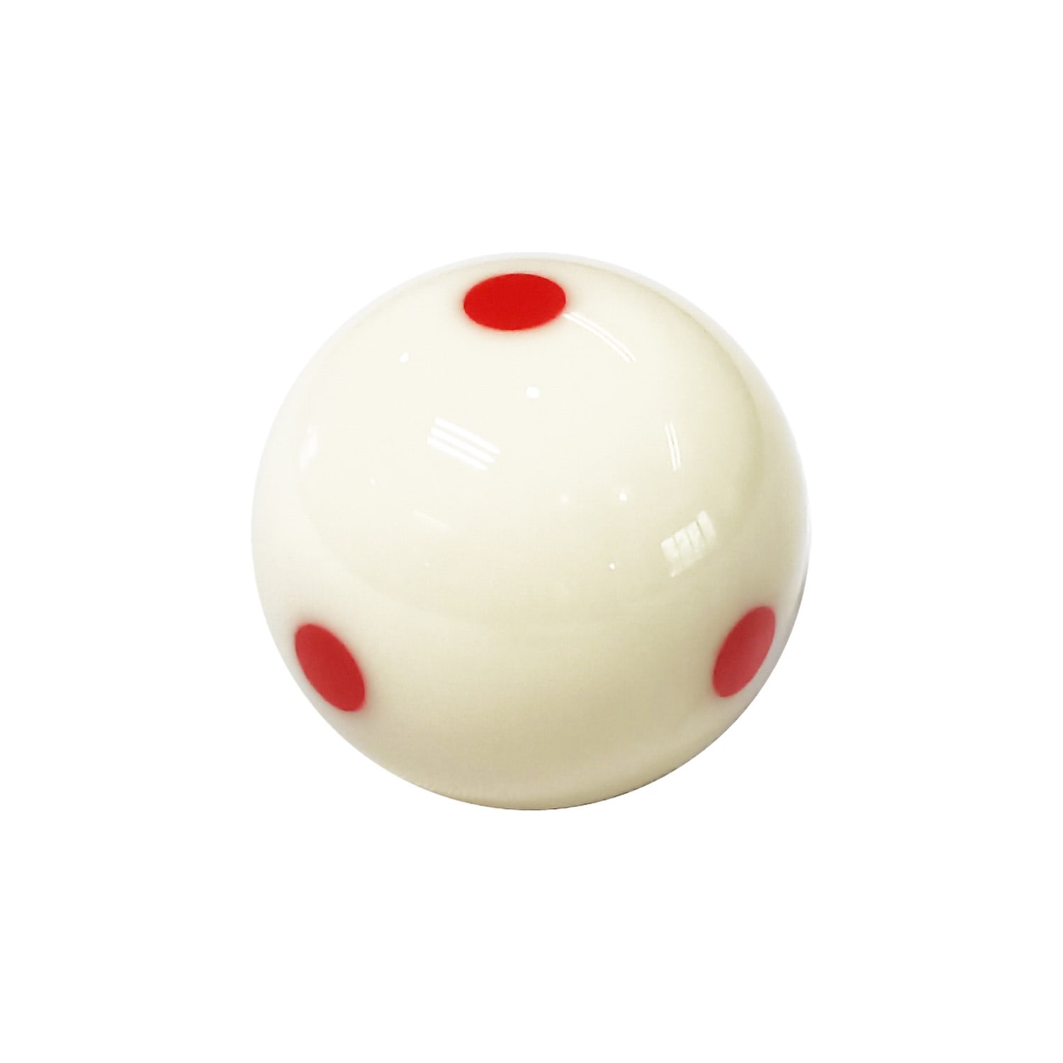 Freesport Red Dot White Pool Ball 1 7/8