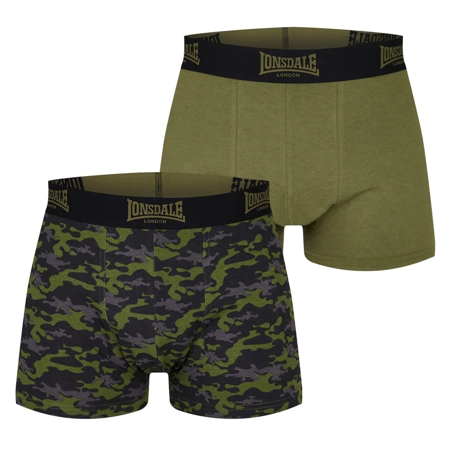 Lonsdale Men's 2 Pack Trunk