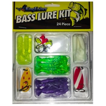The Kingfisher Bass Lure Kit - 24 Piece - Find in Store