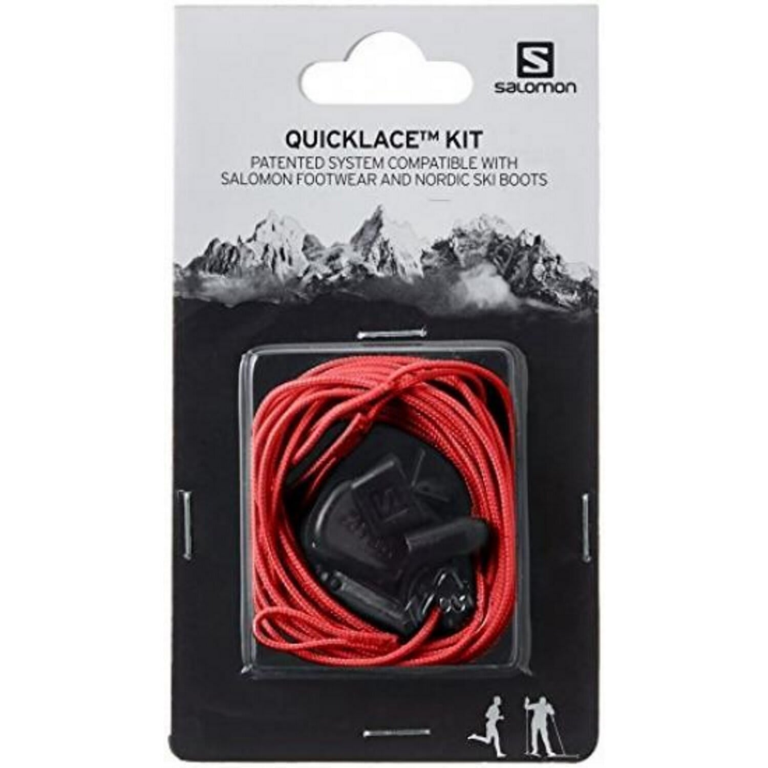 replacing salomon quick laces with normal laces