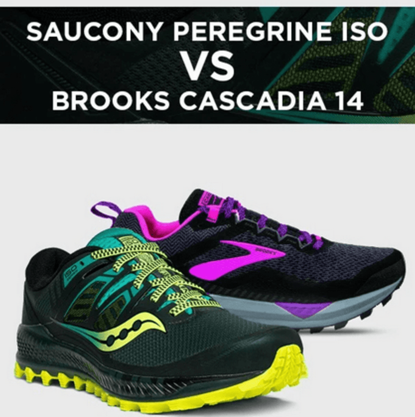 Saucony Peregrine ISO vs Brooks Cascadia 14 Sportsmans Warehouse