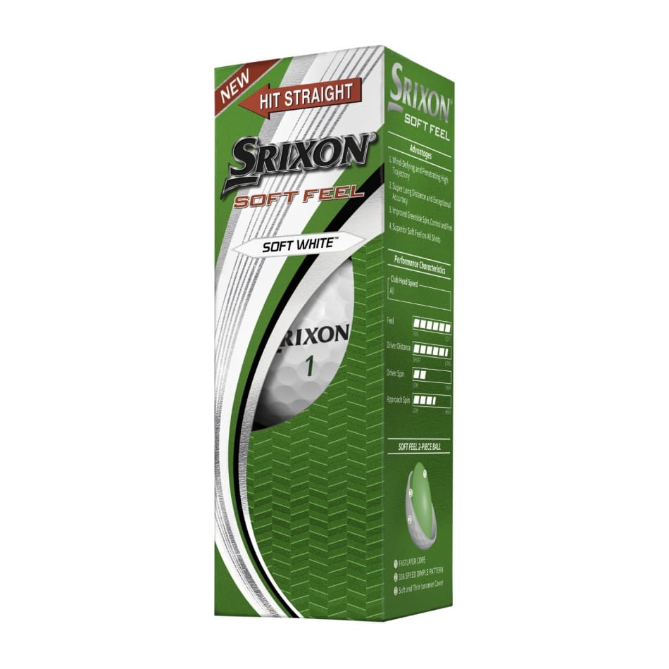 Srixon Soft Feel 12 Golf Balls 3 Ball Pack Sportsmans Warehouse Srixon Soft Feel 12 Golf Balls 3 Ball Pack Sportsmans Warehouse