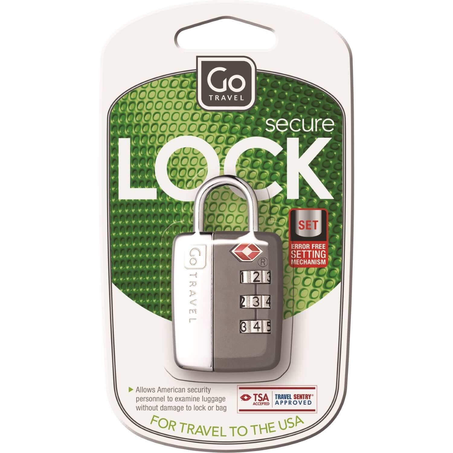 go travel padlock set code