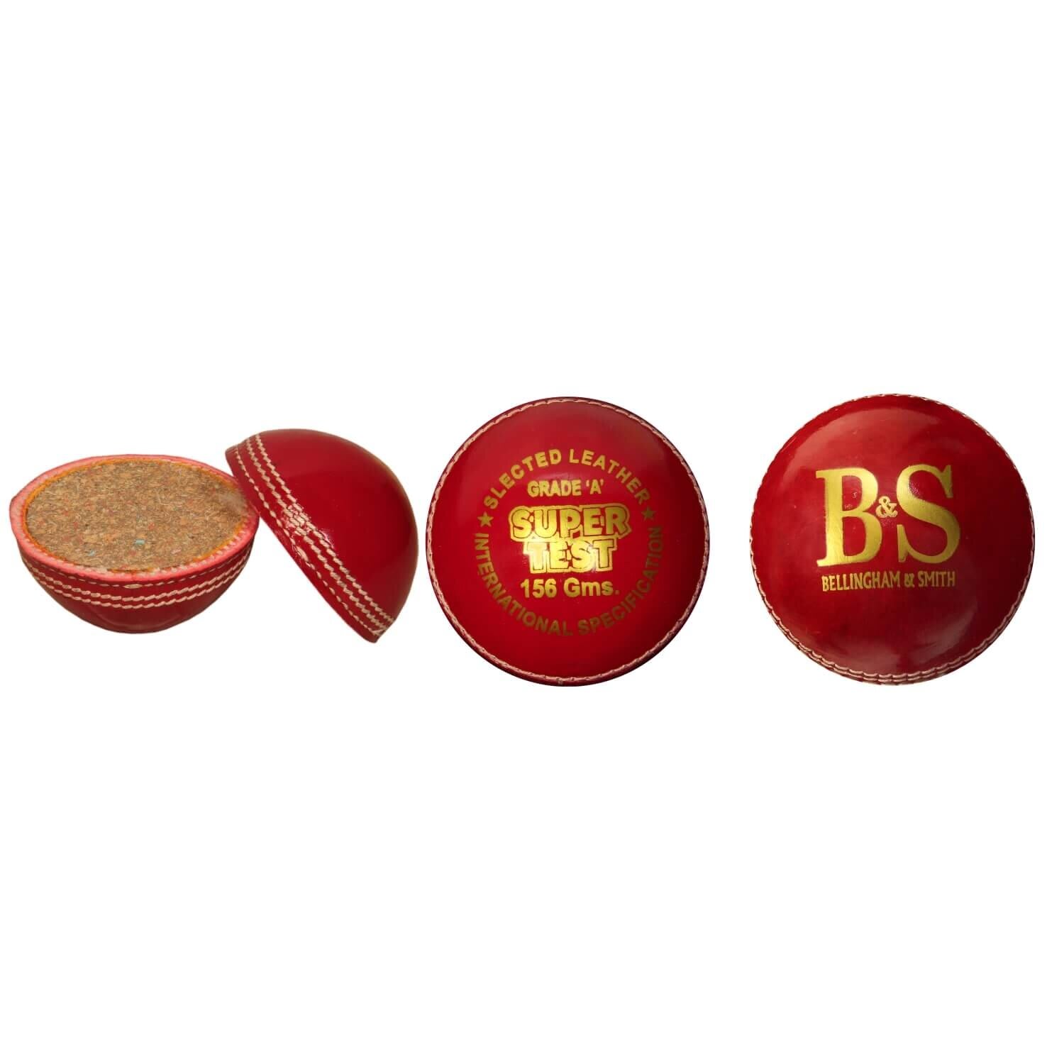 Bellingham & Smith 4 Piece Super Test Cricket Ball Sportsmans Warehouse