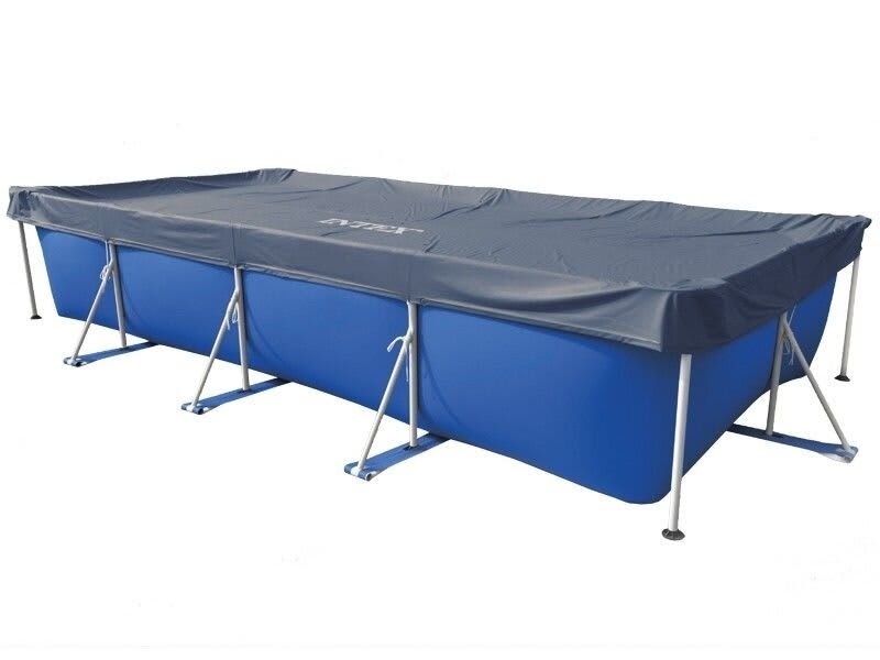 Intex Rectangular Metal Frame 15FT Pool Cover | Sportsmans Warehouse