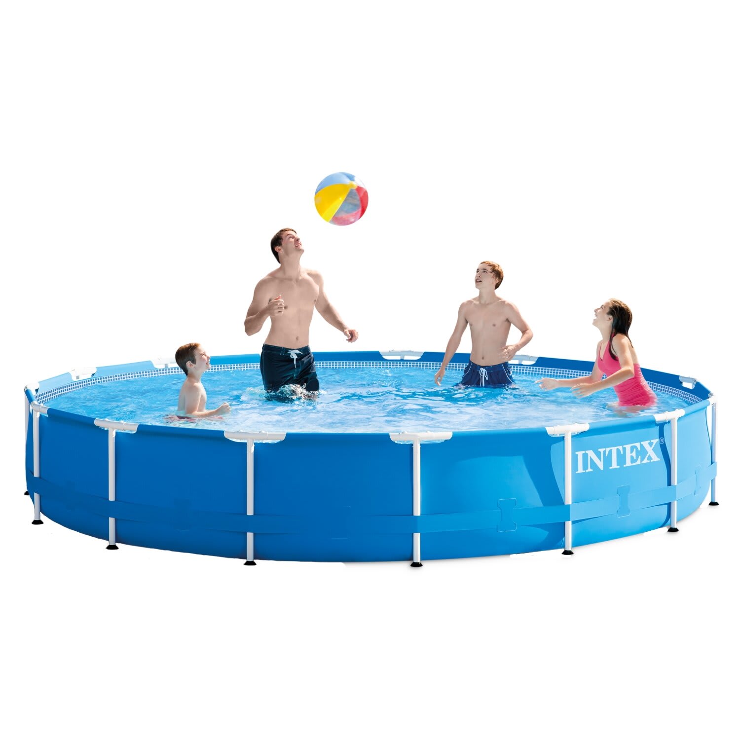 Intex Metal Frame Pool 15' x 33" Sportsmans Warehouse