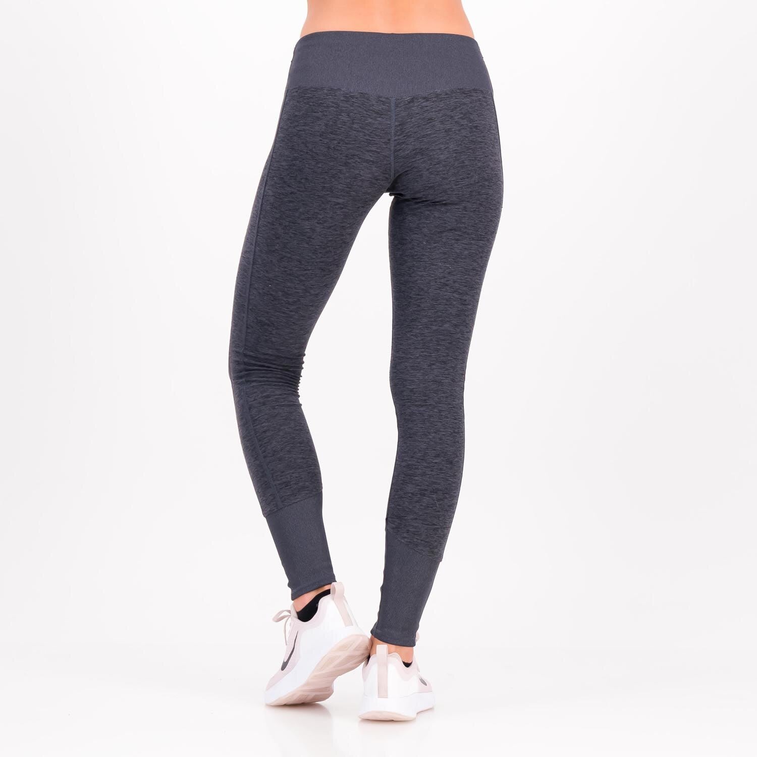 DryMove™ Seamless Sports Leggings - Beige melange - Ladies