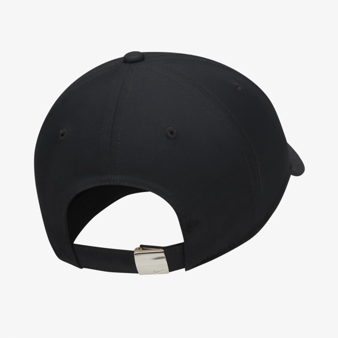 black nike hat metal swoosh