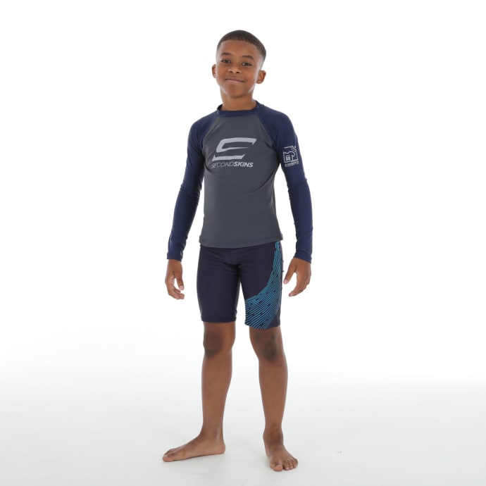 Second Skins Boys Iconic Long Sleeve Rashvest | by Second Skins