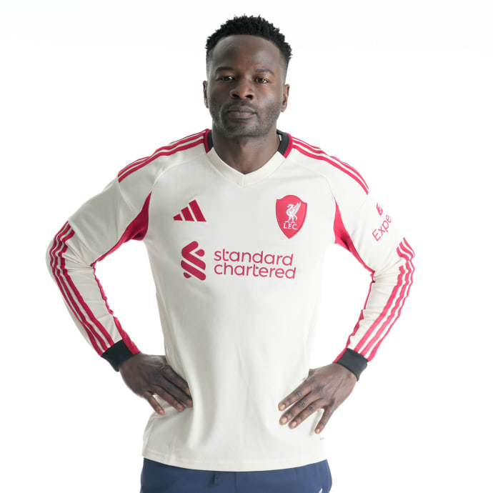 Liverpool Men's Away 25/26 Long Sleeve Soccer Jersey | by adidas