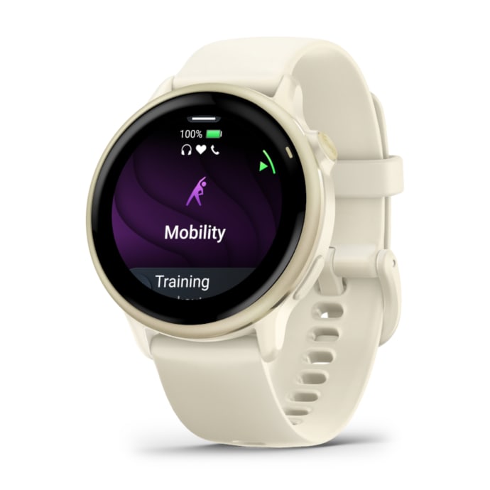 Garmin Vivoactive 6 Health and Fitness GPS Smart Watch - White
