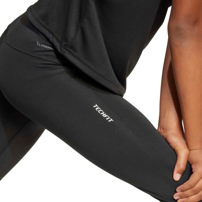 Adidas Vietnam Leggings Adidas Schwarz Adidas Girls Techfit Leggings Black/White 11-12 Years Black/White 83% Recycled Polyester/17% Elastane