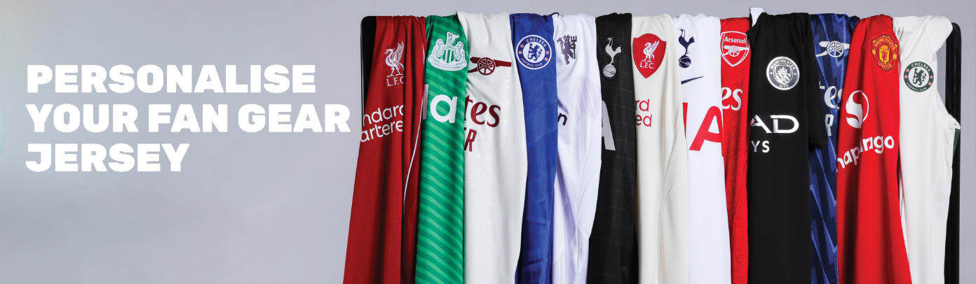 Personalise Your Fan Gear Jersey