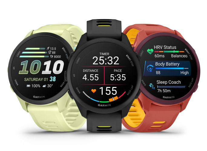 Garmin Forerunner 170 - See the range