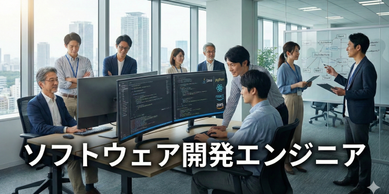 ソフトウェア開発エンジニア（PG/SE）｜年収450万〜1000万円｜