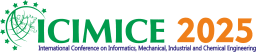 The logo of International Conference on Informatics, Mechanical, Industrial and Chemical Engineering