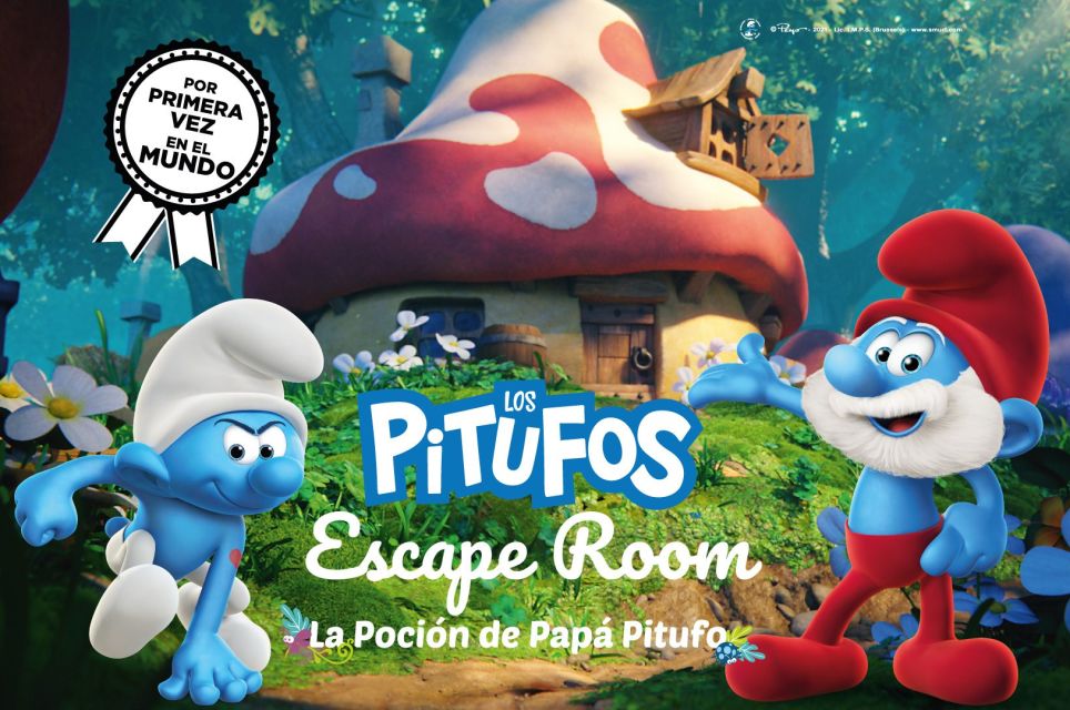 Los Pitufos Escape Room La Poción De Papá Pitufo [The Smurfs Escape Room Papa Smurf's Potion]