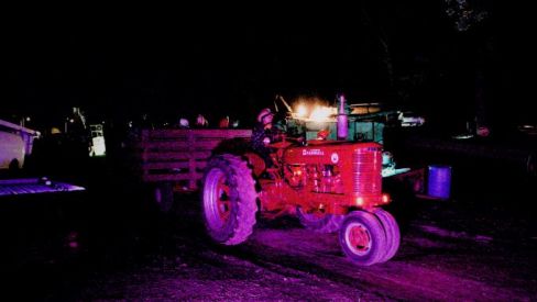 The Haunted Hayride Ride