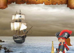 Daniela y el Galeón Pirata. [Daniela and the Pirate Galleon]