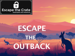 Escape the Outback