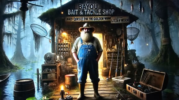 The Bayou Bait and Tackle & the Quest for the Golden Worm Escape Room