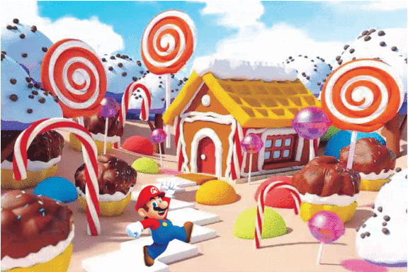 מריו בממלכת הממתקים