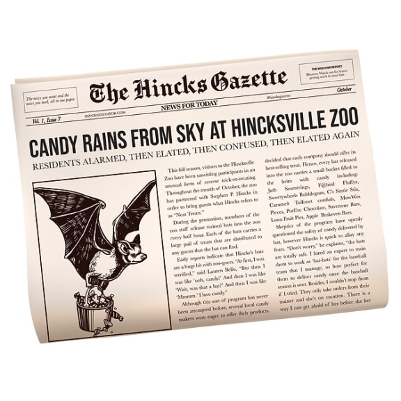 The Hincks Gazette: Vol. 1, Issue 7: October