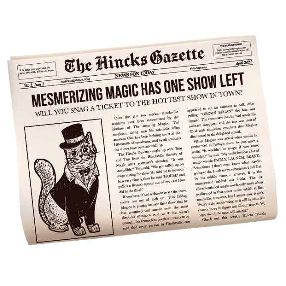 The Hincks Gazette: Vol. 2, Issue 1: April