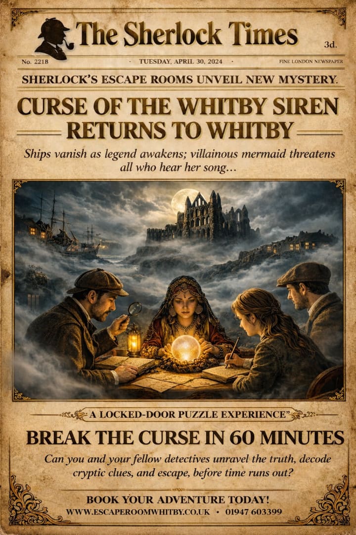 Main image for Escape Room Whitby | Sherlocks Escape Room