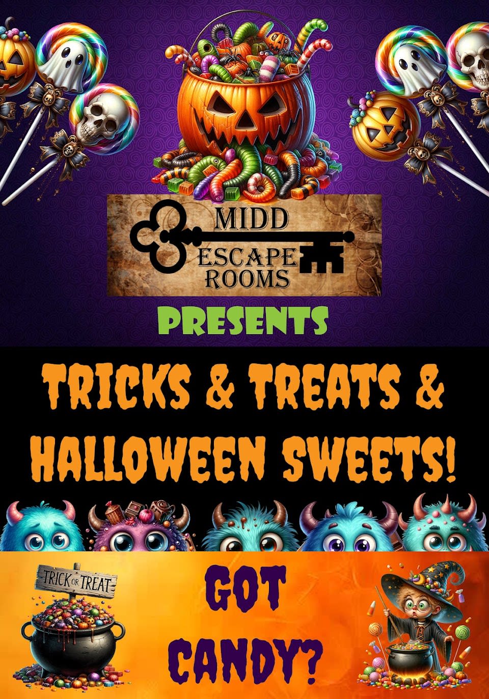 Tricks & Treats & Halloween Sweets!
