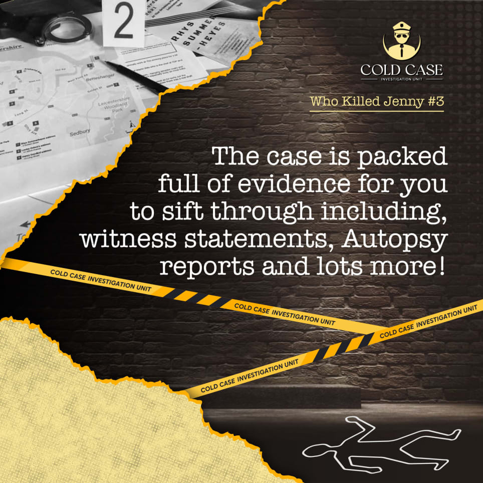 Cold Case: File #3 - Who Killed Jenny?