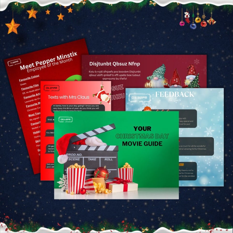 Christmas Escape Room Game