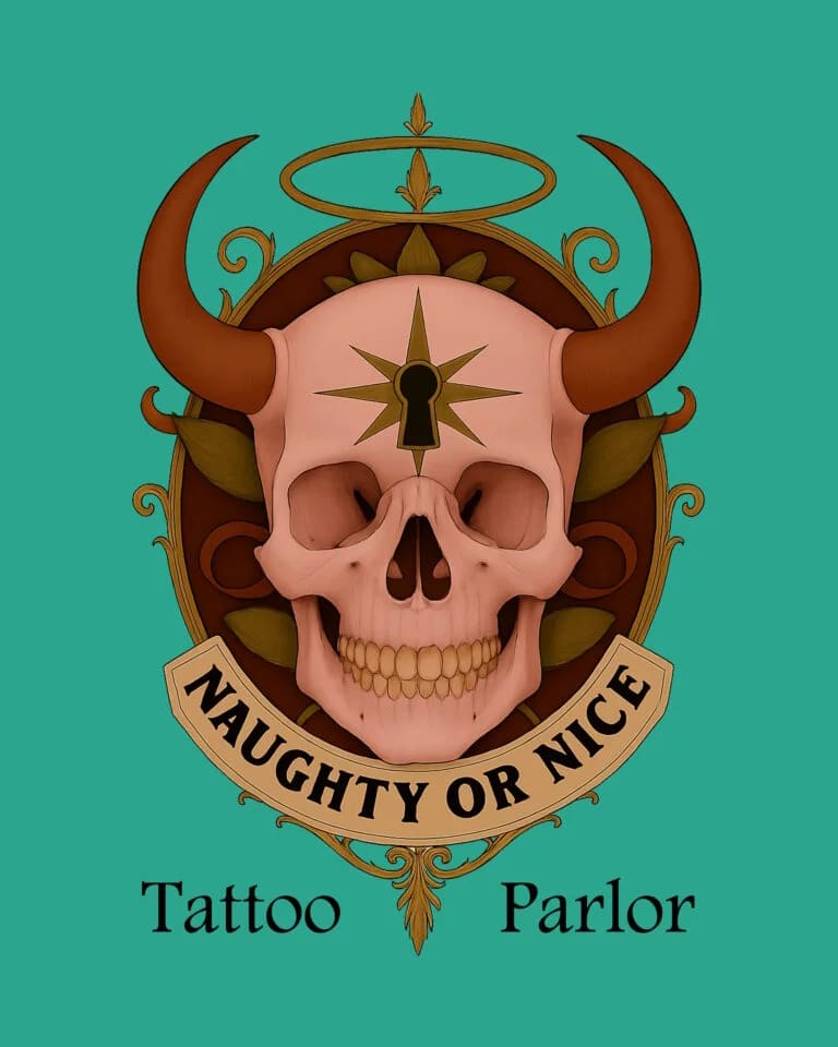 Shady Shadows Mall: Naughty or Nice Tattoo Parlor